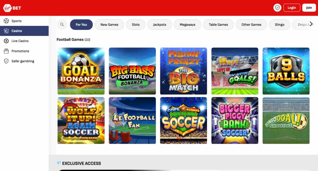 Virgin Bet Casino